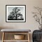 Oak Tree Sunset City California 1962 by Ansel Adams Wood Framed Wall Art Print